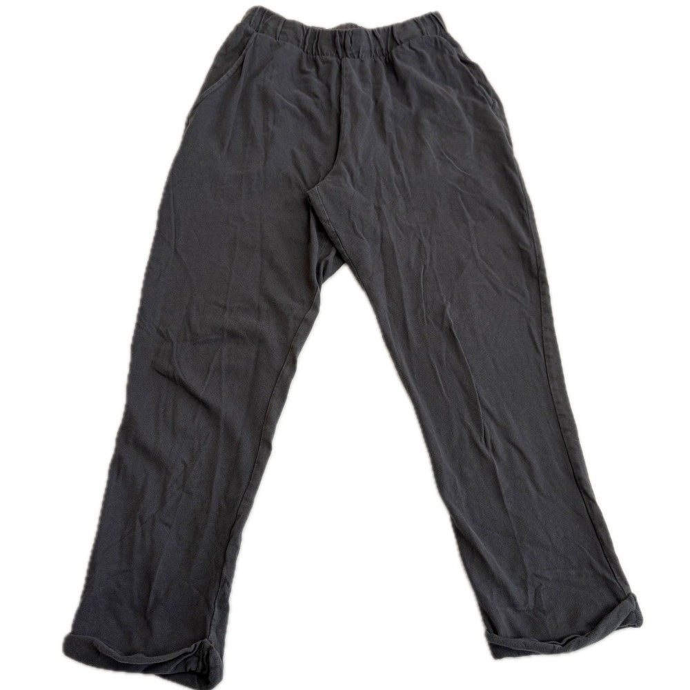 Zara Trafaluc Pants Womens Medium Charcoal Grey Cotton Elastic Waist Loungewear